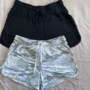 Athletic Works Black and Gray Camo Women's Shorts